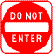 do not enter